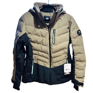 Obermeyer Women’s Cosima Down Ski Jacket Prophecy Olive Size 14 NWT MSRP $329
